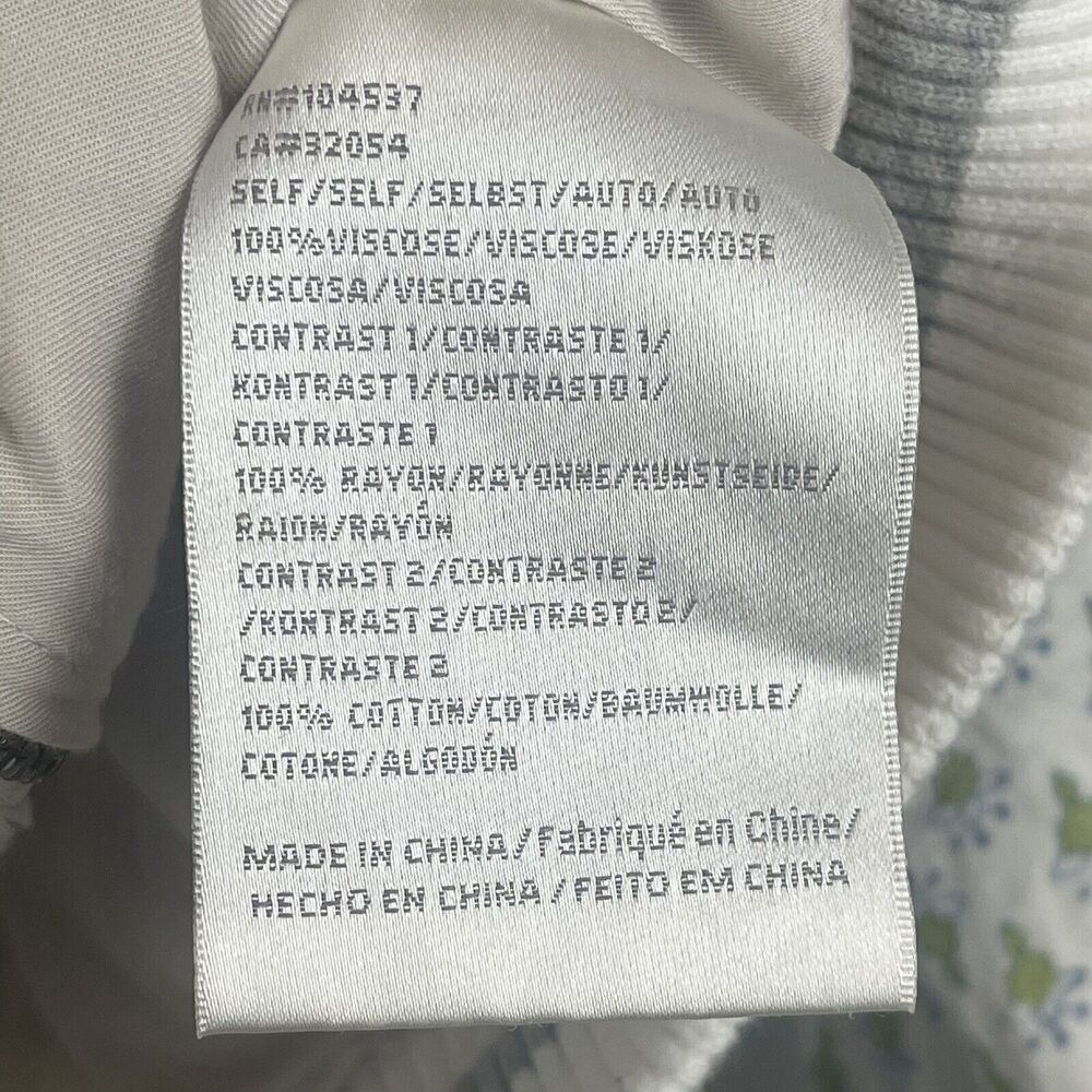 Tiny Editions Anthropologie Jacket Medium Ivory Floral Amber Embroidered Bomber - Picture 6 of 11